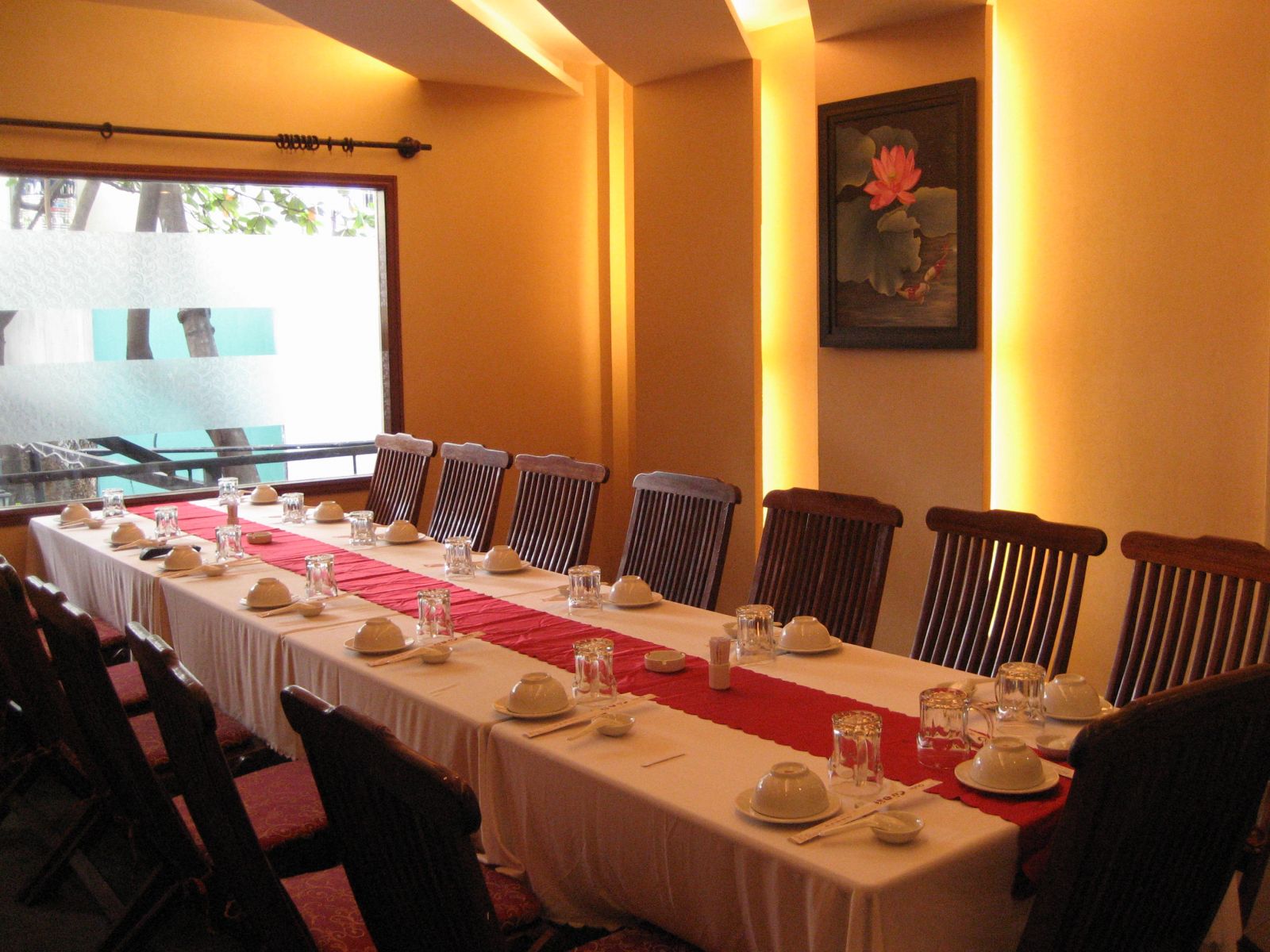 vách ngăn di động quán nhậu