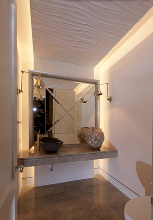 Vật liệu nội thất độc đáo  Thạch cao 3D